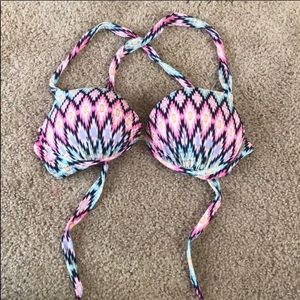 Victoria’s Secret push up aztec bikini top